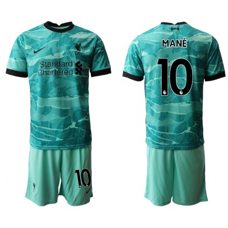 Liverpool Fotbollströjor Sadio Mane 10 Barn Borta tröja 2020/21 Kortärmad